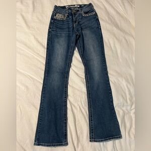 W500 Western Blue bootcut woman’s jeans